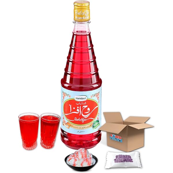 Hamdard Rooh Afza Light Sugar Free Syrup 800ml- A Low Calorie Rose