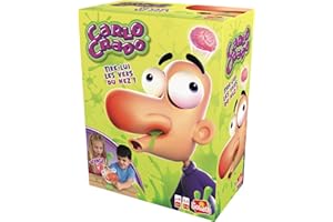 Goliath - CARLO CRADO - Jeu d’Action et d’Adresse pour Enfants dès 4 Ans - Tire-Lui les Vers du Nez et Fais-le Rire - Jeu de Société Original et Amusant - À Jouer en Famille - 2 À 4 Joueurs - 15 Min