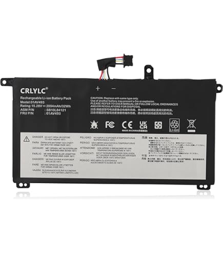 WLTree 32Wh 01AV493 Batterij voor Lenovo ThinkPad T570