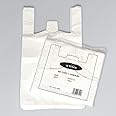 2XPlastic Vest Style Plastic Carrier Bags - 10" x 15" x 18" - (1 Packet = 100 Bags)