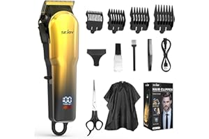 SEJOY Maszynka do strzyżenia włosów dla mężczyzn, bezprzewodowy zestaw do pielęgnacji włosów, profesjonalny trymer do włosów, trymer do brody, ładowalna fryzura do domu, dla mężczyzn, kobiet, dzieci,