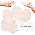 Loofah Towels (Pack of 5) - Exfoliating Scouring Sponges - Soft Cotton Material - Essential Skin Care Product - Shower / Bath - Fibrous Texture - Perfect for Washing