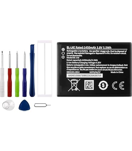Batería de Repuesto para Nokia 5210, 6510, 7650, 8210, 8310, 8850, 8890, 8910 y 8910i (sustituye a la batería Original BLB-2) OTB con paño de Limpieza de Pantalla mungoo