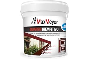 MaxMeyer Pittura per esterni Quarzo Riempitivo Antialga BIANCO 4 L