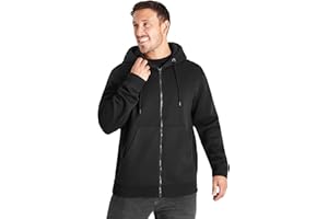 CityComfort Sweat Homme - Sweat Zippé à Capuche - Hoodie Homme