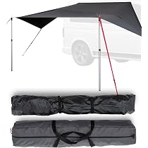 qeedo Motor Tarp Universal Sonnensegel für Camper, Wohnmobil, Van, PKW & SUV – wasserdichtes Vordach mit Keder & Saugnapf