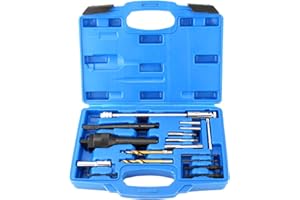 FreeTec 16 pzas Extractor Bujías Incandescentes, M8 M10 Herramienta Desmontaje Bujías de Incandescente Rotas, Kit Reparación Llave Rosca Bujía Incandescencia para VW Mercedes Opel CDI
