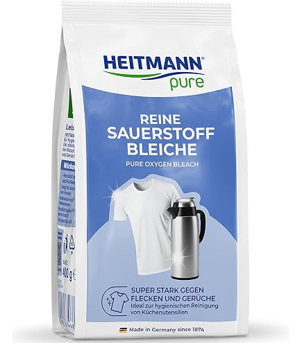 HEITMANN pure Reine Sauerstoffbleiche 350 g | Bleichmittel aus Aktiv-Sauerstoff & Soda für Wäsche & Haushalt
