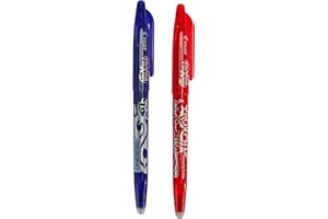 Pilot - Frixion Ball - Bolígrafo borrable, 2 unidades, color azul y rojo