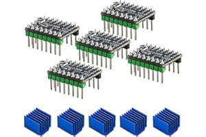 DEWIN Controlador de motor paso a paso, 5 pares MKS TMC2209 Controlador de motor paso a paso Stepsticks para accesorios de impresora 3d Ultra silencioso