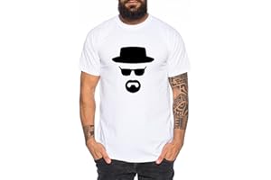 TEE KIKI Heisenberg Hermanos Bad Mr White Breaking T-shirt męski