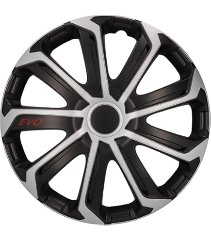 Sparco Wieldoppen Sicilia - 14-inch - Zilver/Zwart/Carbon - Set van 4