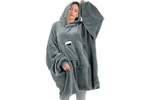 ‎SIGANDO sigando Weiche Kuschel Pullover Oversized Hoodie Blanket Pulli Decke Pullover für Damen Herren