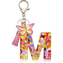 CHUQING Sleutelhanger letter sleutelhanger beginletter met