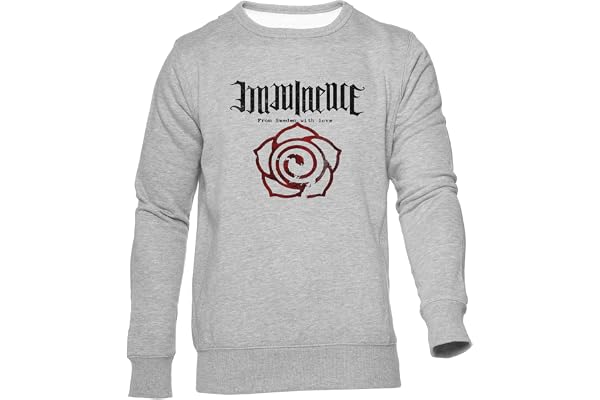Imminence Form Sweden With Love Unisex Tröja Herr Dam Grå Rund Nacke Långärmad Jumper Men's Women's
