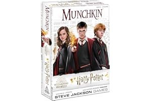 USAOPOLY MUNCHKIN Deluxe Harry Potter Board Game | Officially Licensed Harry Potter Gift | Collectible Steve Jackson's Munchkin Game