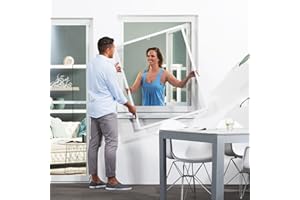 empasa Insektenschutz Fliegengitter Fenster Alurahmen Master SLIM Selbstbausatz weiß, braun oder anthrazit