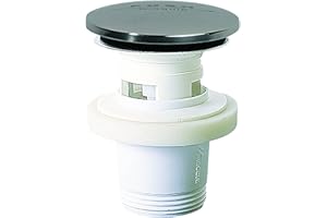 Wirquin 30724029 Bonde de lavabo Quick-Clac à clapet, chromé, Gris