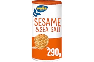 Wasa Pane Croccante Runda con Semi di Sesamo e Sale, Ricco di Fibre - 290 gr