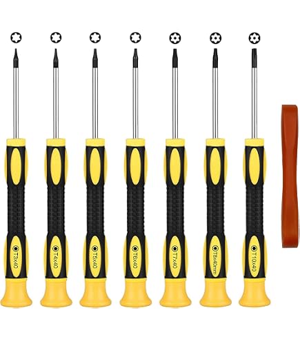 TECKMAN Torx-Schraubendreher-Set, T2-T15, Magnetisch, Klein, Torx