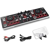 Numark MixTrack Go Kompakt Bluetooth DJ Controller &ndash; 2 Deck, Stems Kontrol&uuml;, Smart Fader, Kapasitif Dokunmatik Jog Wheel, USB