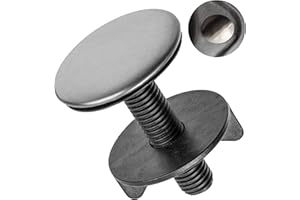 YOUR DAY MATE Spülbecken Wasserhahn Loch Abdeckung, 1 Set, Ø 44 mm Blende, Ø 55 x 11,5 mm Gewinde, Edelstahl Deckrosette mit Dichtung und Mutter, Hahnlochstopfen, Seifenspender Lochabdeckung, Armatur Hahn Deckel