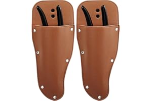 Garden Leather Sheath Tool,WideSmart Holsters Gardening Case Leather Sheath Pouch Holder Pu Holster Protective Case for Pliers Pruning Shears Scissors Tools