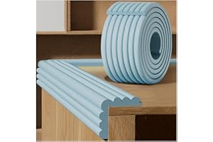 PHLEPS Baby Foam Safety Strips, W-shaped Furniture Corner Protection Strips for the Safety of Children, Self-Adhesive Table Edge and Corner Protection for Furniture, Writing Table