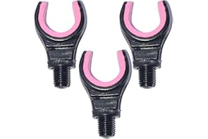 LIDSTERS FISHING SUPPLIES Lidsters Carp Fishing Pink U Rest Butt Pod Rod Rests Foam Grip Light Weight