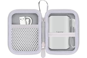 Khanka Custodia per Lexar ES5 ES4 SL500 SL500M 1TB/2TB/4TB Portatile SSD, Custodia di Conservazione per Lexar/ES5/ES4/SL500/SL500M Esterno SSD (Bianco)