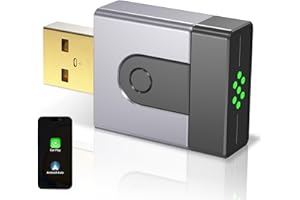 ZOUHOE 2-in-1 Mini Adattatore CarPlay Wireless e Android Auto Wireless, Aggiorna da cablato a wireless, Connessione Automatica Veloce, Plug & Play,iOS 10+, Android 10+, Auto dal 2016 in poi(1 pezzi)