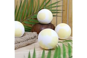 French Tendance - Bombe de Bain Moussant - Relaxation Détente - Cadeau Femme - Bien-Etre - Senteur Vanille - Bicolore - 1 x 60 grs - Ambiance Aromatherapie