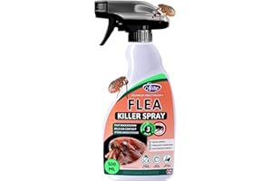 Aviro Flea Spray for The Home - Fast Acting Professional Home Flea Treatment for House. Safe and Non Toxic Household Flea Spray for Immediate Control Against Fleas. 500ml Flea Killer Spray