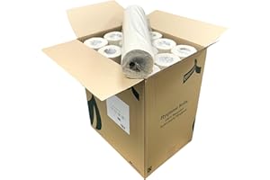FRESH 365 Northwood Premium 50cm x 40m White Hygiene Roll – 12 Pack, 2-Ply, Perforated, Disposable Couch Cover for Medical and Beauty Use CHSA Approved