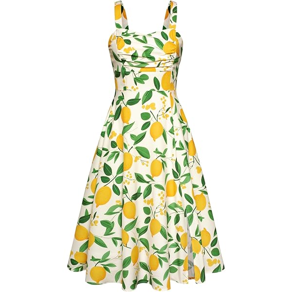 Belle Poque Zomerjurken voor Vrouwen UK Spaghetti Band Vierkante Hals A-lijn Midi Zonnejurk voor Dagelijks Lichtblauw BP0928-01 L