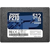 Patriot P210 SSD 512GB SATA III Disco Sólido Interno 2.5" - P210S512G25