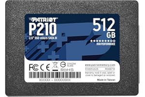 PATRIOT MEMORY Patriot P210 SSD 512GB SATA III Disco Sólido Interno 2.5" - P210S512G25
