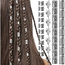200 Pièces De Perles En Aluminium Pour Dreadlocks/tresses - Bijoux Cheveux - Marque YiliYa - Neuf
