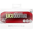 Juice BoomGO Bluetooth Speaker. Wireless Speakers with Bluetooth, 360 Sound and 3 x 2W Speakers. Splashproof, Durable Portable Speaker, Compatible with MP3, Tablet & Mobile Devices - Red