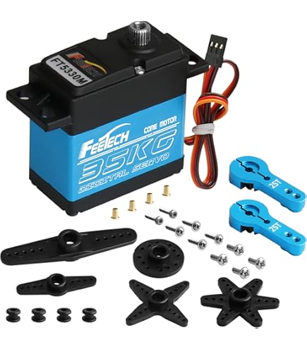 LINSYRC RC Servo-Halterung Aluminium - Für 1/10 Axial Wraith Capra RR10 Crawler