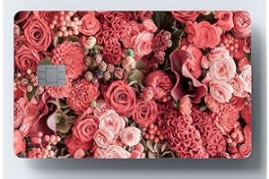 WORKIRAN Flowers Art Card Skin | Key Card, Debit Card, Credit Card Sticker | Covering & Personalizing Bank Card | No Bubble, Slim, Waterproof Card Cover