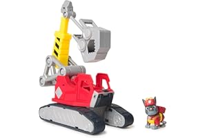 Rubble & Crew Charger's Mega Power Crane, Toy Truck with Charger Figure and 2 Detachable Tools, PAW Patrol Kids Toys for Boys and Girls Ages 3 and Up.
