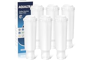 AQUALTRA Filtro Acqua per Macchina da Caffè, Compatibile con F088, Nivona, Melitta Pro Aqua, AEG, Bosch, Siemens (6 Pezzi)