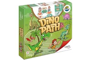 Cayro - Dino Path - + 4 Años - Explora tu Ingenio - Juego Educativo de Mesa - Se el Troglodita más Rápido en Llegar a la Cueva - Juego de Memoria