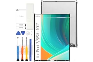 Arbilato Pantalla LCD de repuesto para iPad 7/8/9 de 10.2 pulgadas, panel de visualización (A2197 A2198 A2200 A2270 A2428 A2429 A2430 A2602 A2603 A2604 A2605) con herramientas para iPad 7tho. /8/9 LCD
