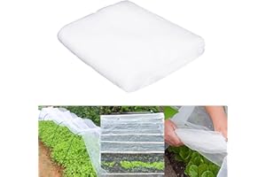 Atoke Garden Netting 1x5m, Fine Mesh Plant covers Mosquito Netting for Vegetables Plants Fruits Flowers Crops Greenhouse Row Raised Bed Barrier Screen Birds Insect Protection Netting