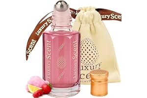 LUXURY SCENT Perfume Oil Candy Roll-On 6ml – Alcohol Free Arabian Oud Attar – Rich Sweet Fruity Long Lasting Premium Fragrance for Women – Raspberry, Vanilla & Caramel Blend, Arabic Inspired Perfume Oil