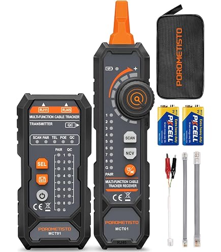 VOLTCRAFT CT-7 Tester Per Cavi PC Professionale - Test Per SUB-D 9/15/25 Pin, USB, RJ45, SATA E Altri - 3