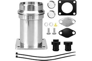 HEBERUCK Kit valvola EGR regolazione, per Serie 3 E46 Serie 5 E60 E61 Serie 7 E65 Set di soppressione EGR per X3 E80 X5 E53 con motori 3.0 M57N2 1171778999 1117804379