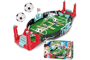 HBSFBH Interaktives Tischfußballspiel, Mini Tischfußball, Tischfussball Spiele, Party Tischkicker Spielzeug, Mini Tischkicker, Desktop Spielzeug Tisch Fußball, Mini Kickertisch für Familie Spielabend